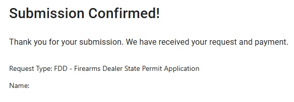Submission confirmed